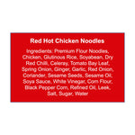 Red Hot Chicken Noodles - Pack of 4