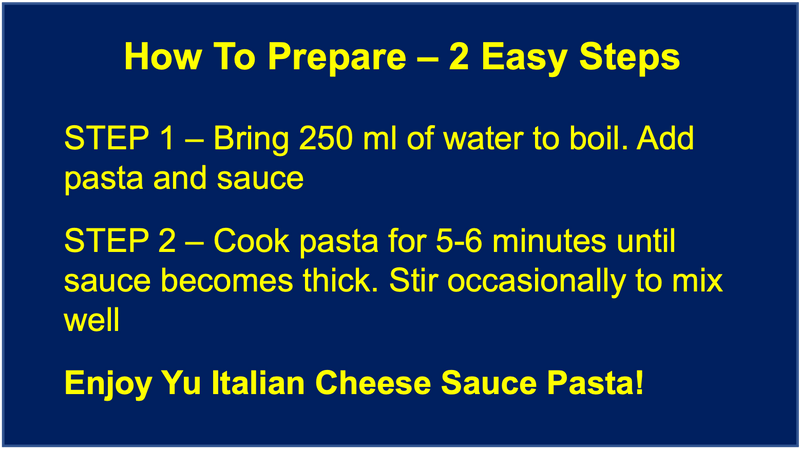 Italian Pasta Pack of 4 - Cheese Sauce Penne Pasta