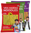 Noodles Combo Pack of 6 - Hakka, Whole Wheat, Fab (2 packs each)