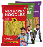 Noodles Combo Pack of 6 - Hakka, Whole Wheat, Fab (2 packs each)