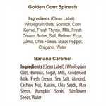 Oats Signature Pack of 4 - Golden Corn Spinach, Berry Apple Cinnamon, Banana Caramel, Peanut Butter Berry Oats